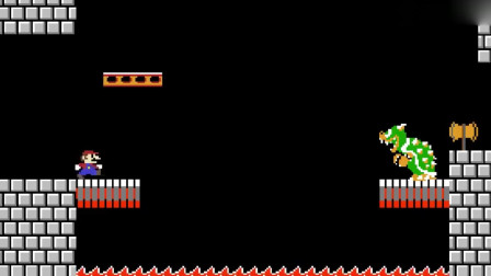 超级玛丽：BOSS小龙遇到高手玩家后，小龙还剩几条命呢？