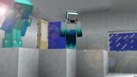 我的世界：菜鸟、高玩和大神在水下建房子，网友：实力差距悬殊！