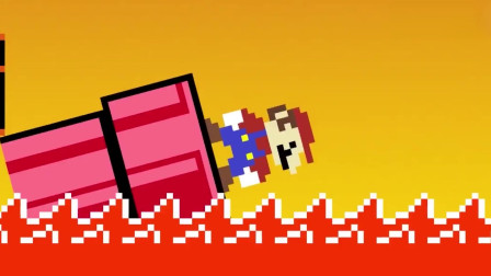 超级玛丽：玛莉家族集体对抗愤怒小鸟！到底有几个能获胜呢？