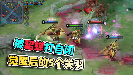 小虾米：觉醒的5个关羽，本以为能一刀一个，差点就被打自闭了