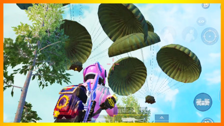 和平精英：召唤3个超级空投箱，物资多得背包装不下！