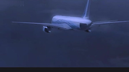 客机进入云层穿越二战时期1