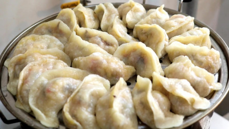 糯米饺子你吃过吗?西北老陈教你这样做,水晶透亮,美味好吃
