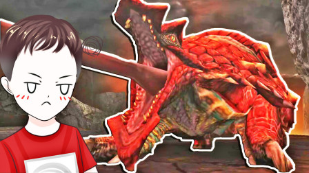 勇气锤初见赤甲兽！手敲四喜丸子、怪物猎人GU