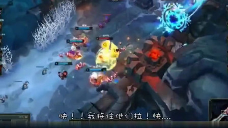 LOL徐老师来巡山：打架哪有传送门好玩，4个猪队友轮流乌鸦坐飞机