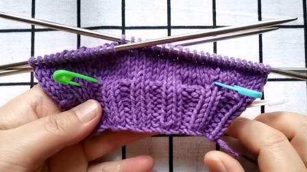 从上往下编织分针技巧，新手也能学会，适合从上往下编织的毛衣图解视频