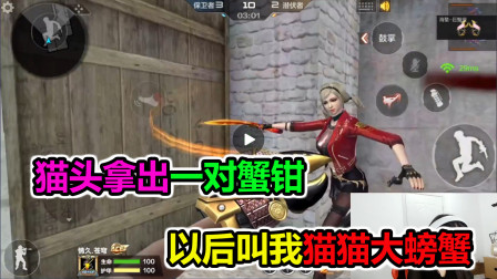 大猫：猫头拿出一对蟹钳，从今以后请叫我猫猫大螃蟹