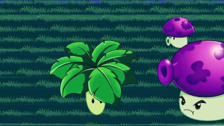 植物大战僵尸动画：反应敏捷的萝卜救了好朋友大喷菇一命