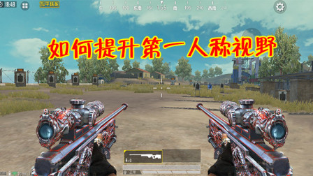 和平精英：玩家调整了一个设置，第一人称视野效果大大提升！