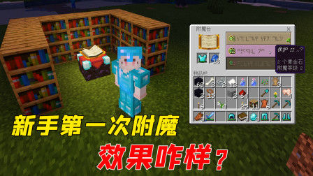 新手村花初次附魔！这效果如何？