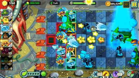 植物大战僵尸2国际版第1080期：回到遥远未来的第二十一天★哲爷和成哥