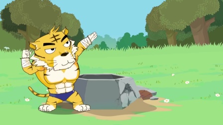 喜羊羊:泰哥把水井当镜子,正摆造型秀身材,下一刻意外掉进井里