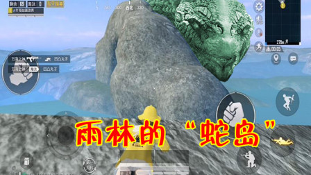 和平精英：雨林地图藏了一个“蛇岛”，地图上不显示，但真的存在