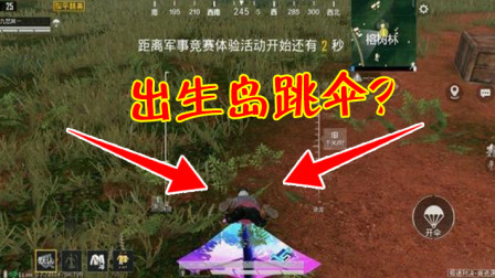 和平精英：“特权”玩家真的出现了？出生岛就能使用飞行器！