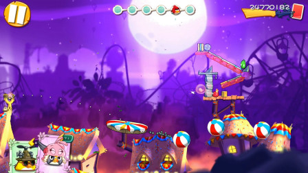 愤怒的小鸟2第419期：冒险关卡第544关和545关★哲爷和成哥