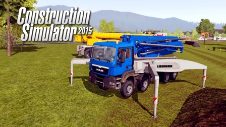托尼行&建筑模拟2015#13：新桥梁任务T6 对桥板进行灌浇混泥土并吊装 @ Construction Simulator 2015