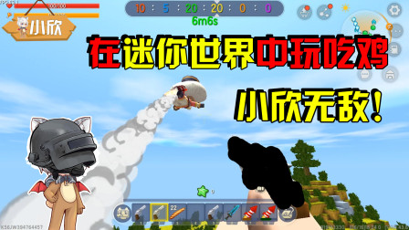 迷你世界：当吃鸡大神进入迷你世界中的吃鸡模式，竟然会被人追着打？