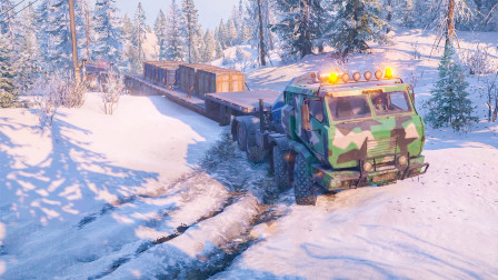 雪地奔驰32期：大冬天的给老板送货，开这辆油老虎去有点不划算