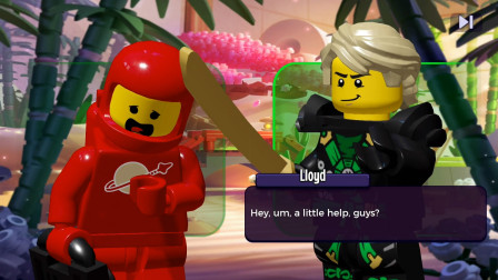 乐高战记人仔乱斗第57期：接受劳埃德的元素试炼★哲爷和成哥