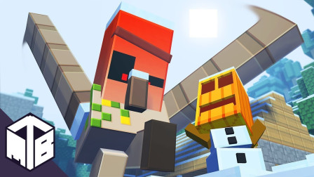 我的世界；果然和弟弟必然不小心掉进了洞，他们想回家