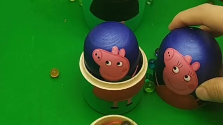 糖果有好多哦，乔治可以吃多少个啊！