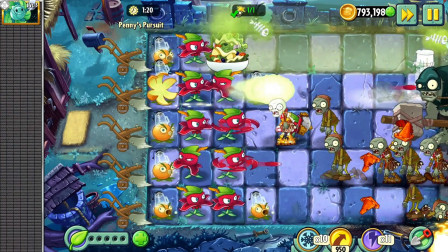 植物大战僵尸2国际版第1097期：凯撒VS沙拉第四天★哲爷和成哥