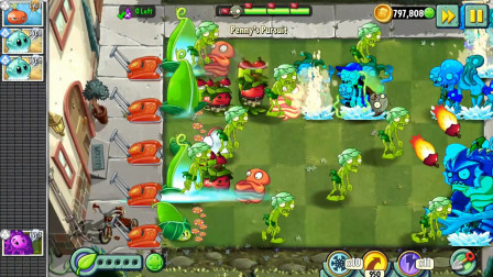 植物大战僵尸2国际版第1098期：凯撒VS沙拉第五天★哲爷和成哥