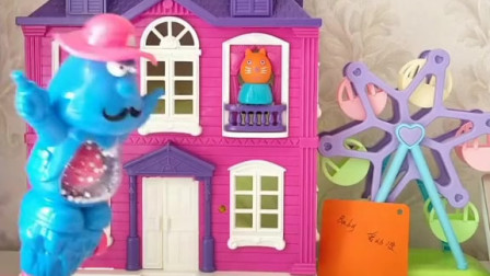 小朋友们被怪兽抓走了，老师能救出小朋友吗？