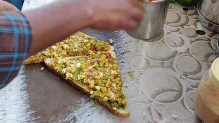 一定要吃的印度三明治：老板花式秀刀工，光看样子就超级诱人！