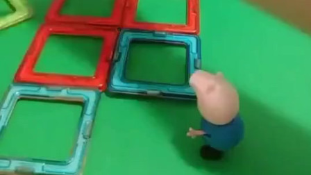 乔治家房子塌了，乔治会盖房子吗？