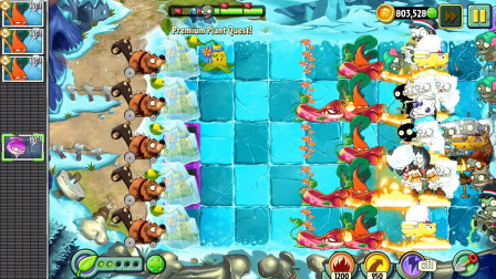 植物大战僵尸2国际版第1100期：火柴藤史诗任务★哲爷和成哥