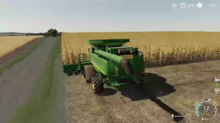 模拟农场19 - 橡树农场 - 收获玉米和演示设备