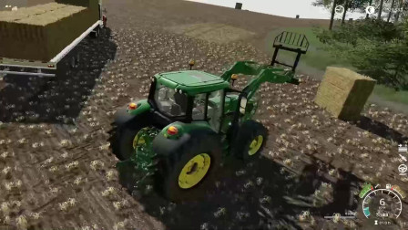 模拟农场19 - 橡树农场 - 收集150包草和耕地