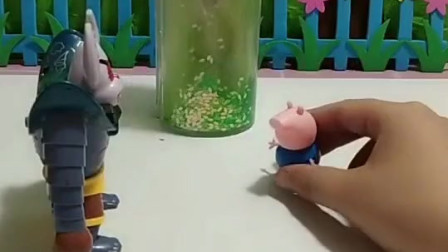 乔治有了个新笔盒，是谁买给它呢？