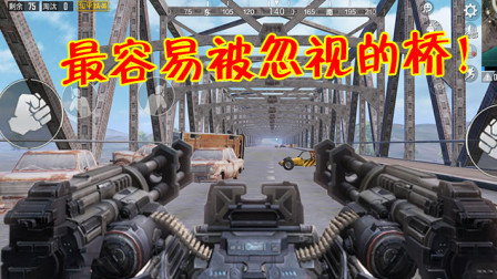 和平精英：海岛这里的桥一直被玩家忽视，几乎没有人堵过！