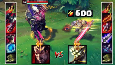 LOL：诺手VS剑圣，流血，双刀到底谁更强！