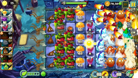 植物大战僵尸2国际版第1102期：潘妮的追击黑暗时代第2天★哲爷和成哥