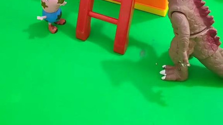 乔治跳的好高啊，怪兽能抓到乔治吗？