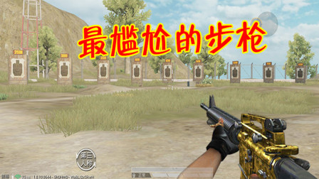 和平精英：最尴尬的步枪，大神玩家的神器，路人手中只是烧火棍！