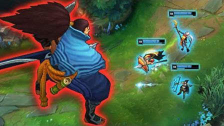 英雄联盟：风之巨人--亚索，真就摸不到