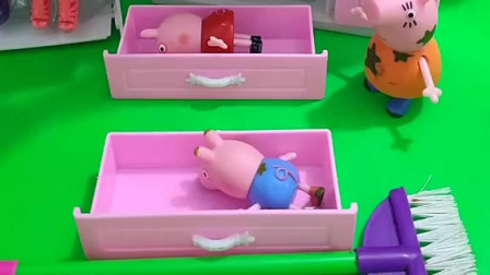 乔治藏了起来，妈妈能找到乔治吗？