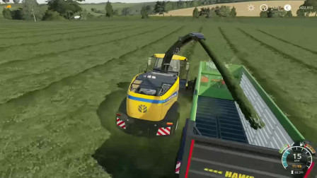 模拟农场19 - 奥克菲尔德 - 新机器收割青贮牧草