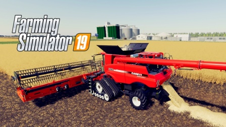 托尼行&模拟农场19#11：Great Plains 地图 对3、13号地的燕麦进行收割 @ Farming Simulator 19