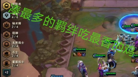 云顶最无脑凑羁绊吃分。