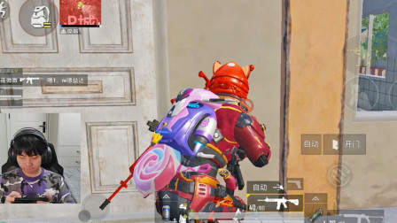 和平精英：队友在P城抢完空投，开车逃亡被玛莎拉蒂拦截