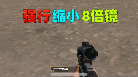 教你如何利用第一人称，把8倍镜强行缩小！