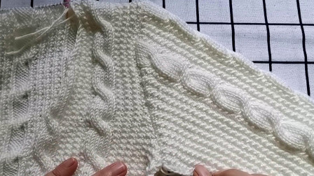 麻花衣袖子的缝合教程，新手可以学会，适合各种分片编织的毛衣图解视频