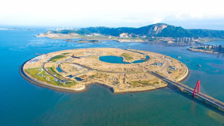 中国第一个大型离岸式人工岛,造型如太极双鱼,堪比"棕榈岛"!