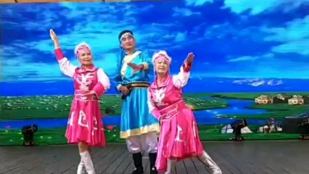 琼海市周末文化广场，乐退族的歌伴舞《鹤乡情》演唱：黄培芹   伴舞：何才妙   黄英。