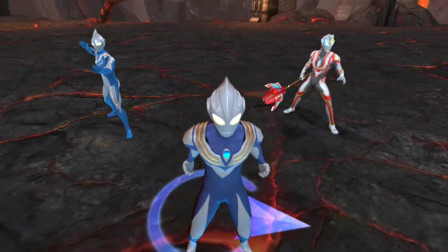 奥特曼宇宙英雄：终极捷德用终极战斗仪被怪兽的能量炮秒杀